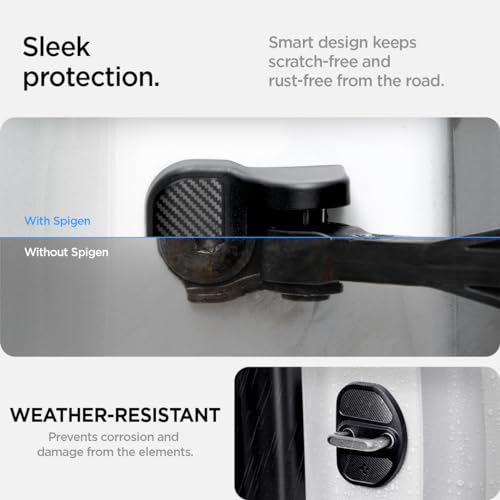 Spigen Door Striker and Hinge Door Cover for All Tesla Model Y - Product Imagery