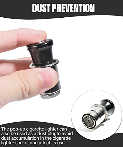 ESEWALAS Pop-Out Car Cigarette Lighter, 12V Lighter Plug Auto - Product Imagery