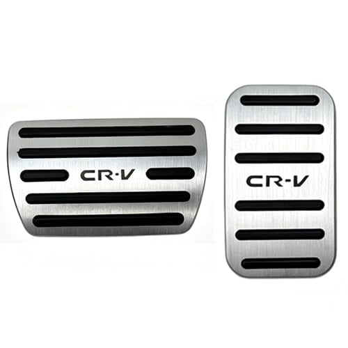 Auto Aluminum Pedal Covers Set for Honda CRV 2017-2025 No Drill - Product Imagery