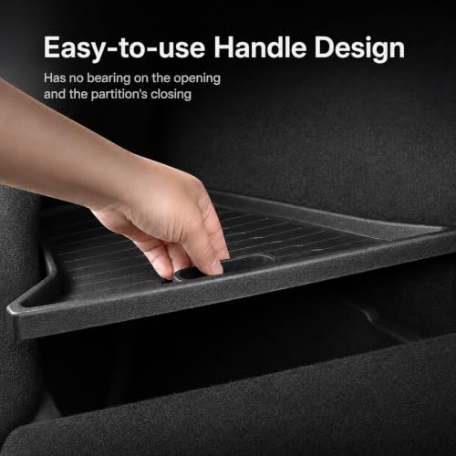 PUOENI Rear Trunk Storage Bins with Lids for 2025–2026 Tesla - Product Imagery