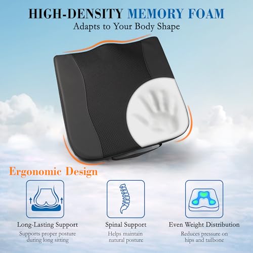 Lofty Aim Car Seat Cushion, Memory Foam Car Seat Cushions for - Product Imagery