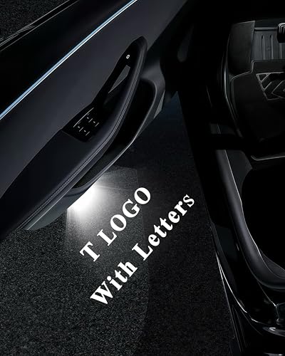 Tesla Model Y/3/X/S/YL Accessories Car Door Lights Logo - Product Imagery
