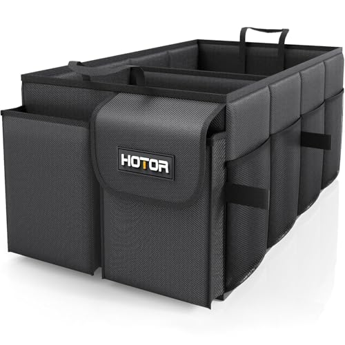 HOTOR Trunk Organizer - Foldable Car Organizer for SUVs & Sedans - Product Imagery