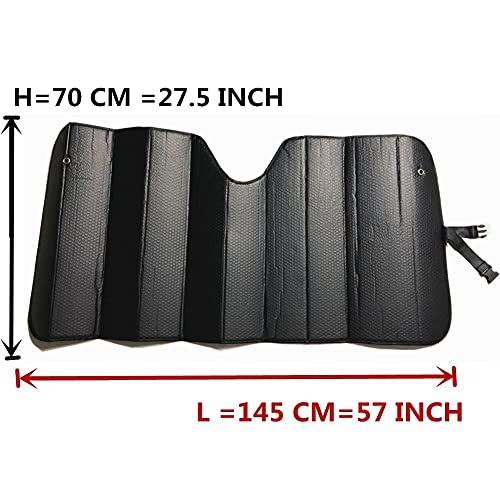 GWUSKDT Car Windshield Sunshade, Sun Protector,Foldable Front - Product Imagery