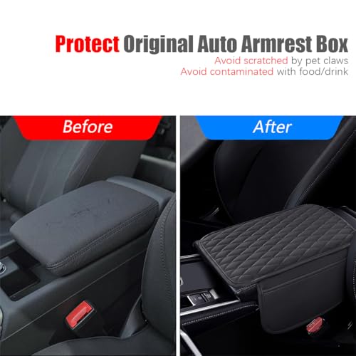 ESKONKE [Upgraded] Car Center Console Cover with 2 Storage Bags - Product Imagery
