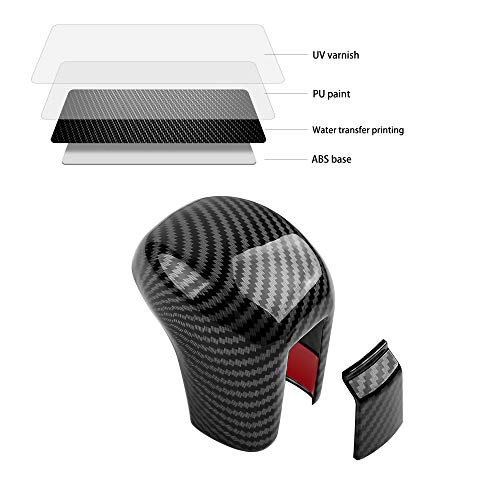 Thenice CVT Gear Shifting Knob Cover for Honda Civic 2016-2021 - Product Imagery