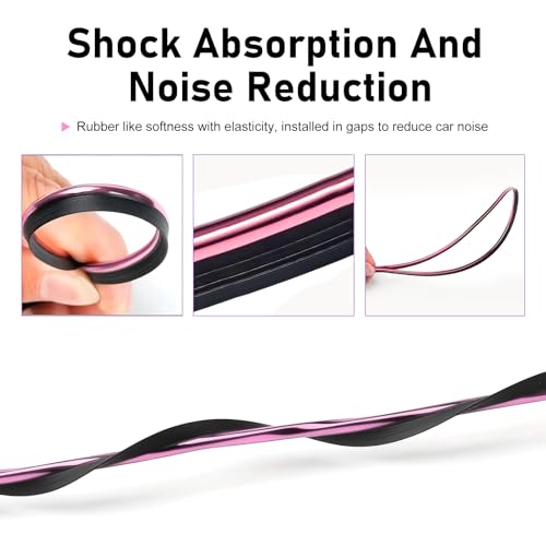 Car Interior Moulding Trim Strip, 33Ft/10M Car Flexible - Product Imagery