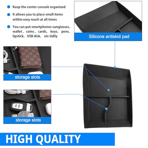 SHAOHAO for 2026 Volkswagen Atlas Under Console Organizer for - Product Imagery