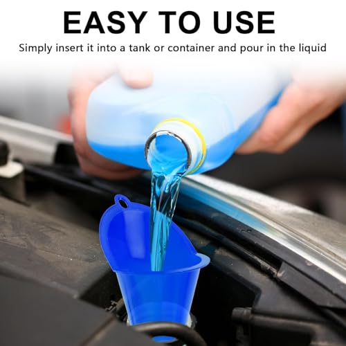 Long-Neck Oil Funnel for Automotive – Multi-Function Plastic - Product Imagery