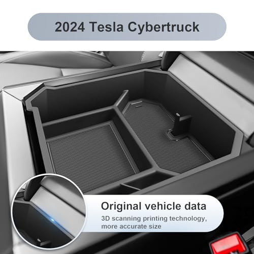 SKTU 2024 2025 2026 Tesla Cybertruck Center Console Organizer - Product Imagery