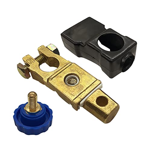 Top Post Battery Switch, Brass Battery Disconnect Switch - Product Imagery