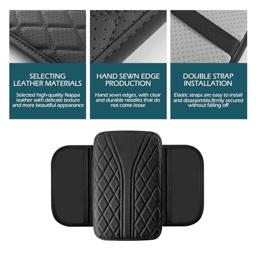 Car Center Console Cover, Leather Car Console Covers, Arm Rest - Product Imagery