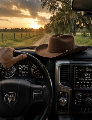 HatDock™ Dashboard Hat Holder for Trucks & Cars (1-Pack) – - Product Imagery