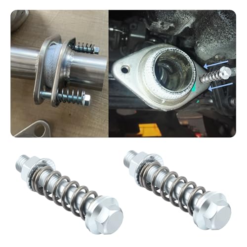 2PCS Car Exhaust Manifold Bolts,Steel M10x1.5 mm Exhaust Bolts - Product Imagery