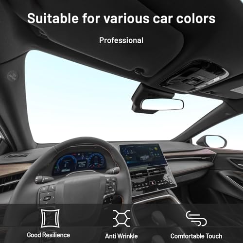 Babnecl Suede Auto Headliner Fabric 38" L × 60" W Microfiber - Product Imagery