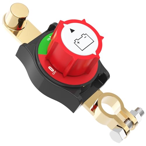Top Post Battery Disconnect Switch, Malictele On/Off 12-48V - Product Imagery