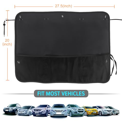 Car Sun Shade Side Window, 2 Pcs Blackout Car Window Shade for - Product Imagery