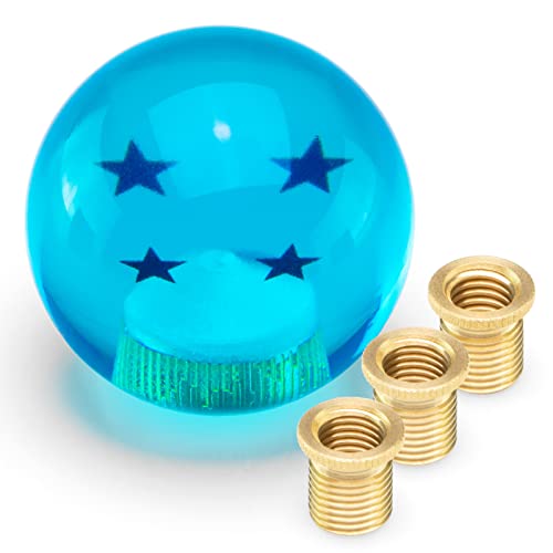 JDMBESTBOY Universal Z Shift Knob Ball 1-7 Star 54mm Adapters - Product Imagery