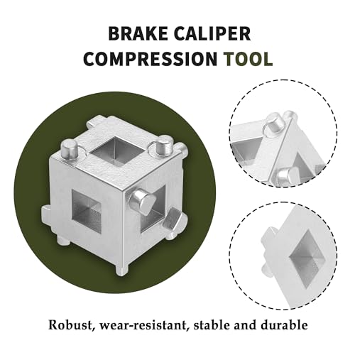 Junecarp Cube Brake Caliper Compression Tool,Steel Brake Caliper - Product Imagery