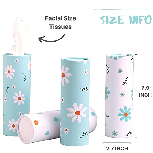 Car Tissue Holder with Facial Tissues Bulk - 4 PK Car Tissues - Product Imagery