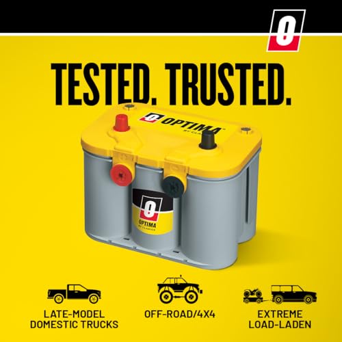 OPTIMA® Batteries High Performance D31T YELLOWTOP® Sealed AGM - Product Imagery