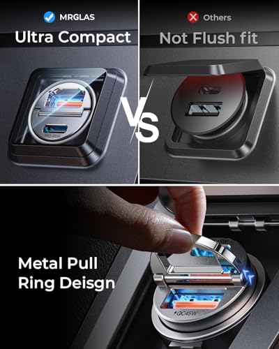 2-Pack 90W USB C Car Charger Fast Charging Type C Cigarette - Product Imagery