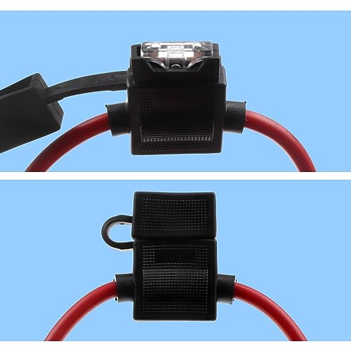 ZOOKOTO Inline Fuse Holder 30A,18 AWG Gauge Wire Car Auto - Product Imagery