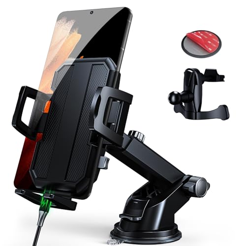 3 in 1 Car Phone Holder, [Strong Suction] Phone Mount for - Product Imagery