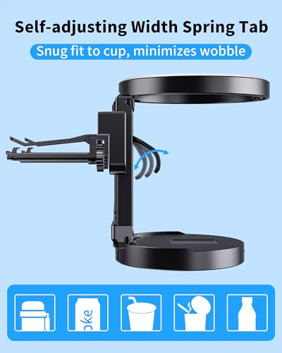 Hanging Cup Holder for Car Air Vent, Extra Car Cup Holder - Product Imagery