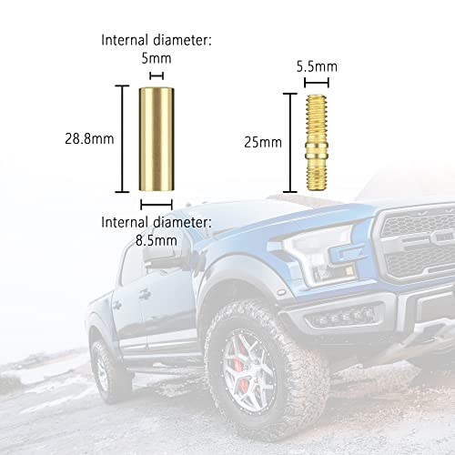 Junecarp 13 PCS Truck Antenna Adapter Accessories for Truck/Car - Product Imagery