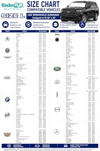 Windshield Sun Shade - Certified 99.87% UVB & 99.02% UVA - Product Imagery