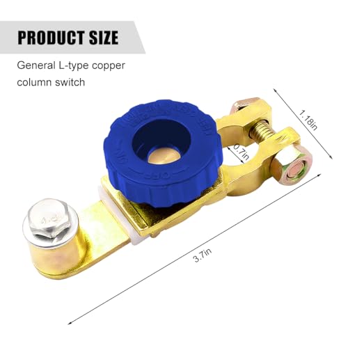 Car Top Post Battery Disconnect Switch, 12V Heavy Duty Master - Product Imagery