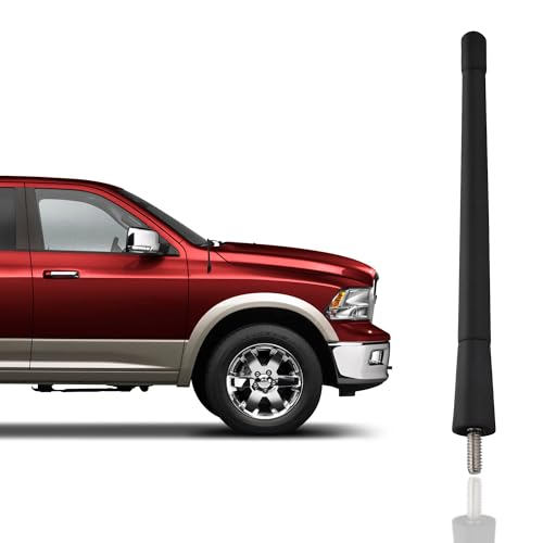 Antenna Mast for Dodge RAM (2009-2026) - Black 6.5 Inch Highly - Product Imagery