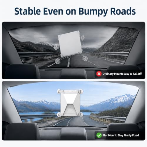 Starlink Mini Suction Cup Mount for Car Sunroof or Window, - Product Imagery