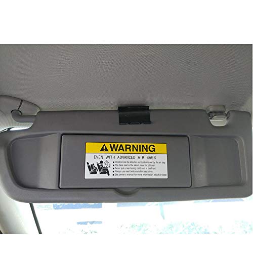 Dasbecan Left Driver Side Sun Visor Compatible with Honda Civic - Product Imagery