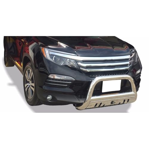 Black Horse Off Road Bull Bar Skid Plate Stainless Steel - Product Imagery