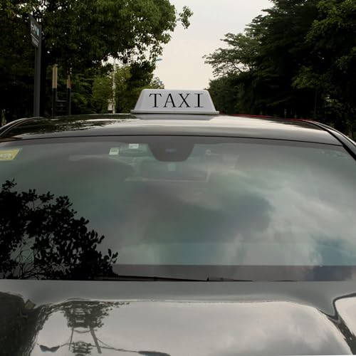 Taxi Sign Cab Top Light Roof Driver with USB Rechargeable - Product Imagery