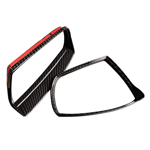 RUIHE Carbon Fiber Color Side Door Mirror Cover Rain Visor Guard - Product Imagery