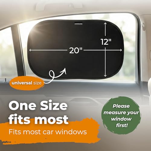 CARAMAZ Car Window Shade for Baby with Certified UV-Protection 2 - Product Imagery