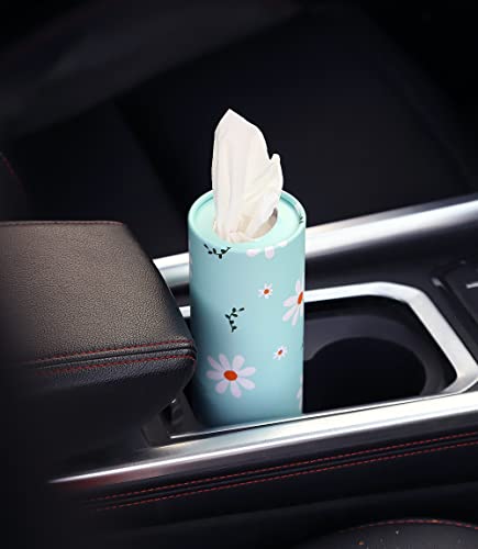 Car Tissue Holder with Facial Tissues Bulk - 4 PK Car Tissues - Product Imagery
