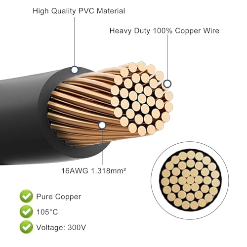 CUZEC Heavy-Duty 15A Male Plug Cigarette Lighter Adapter Power - Product Imagery
