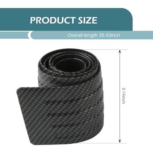 Car Rear Bumper Protector, Anti-slip Scratch Proof Rubber Door - Product Imagery