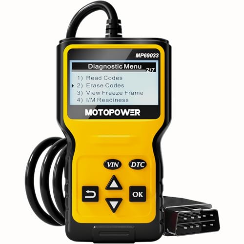 MOTOPOWER MP69033 Car OBD2 Scanner Code Reader Engine Fault - Product Imagery