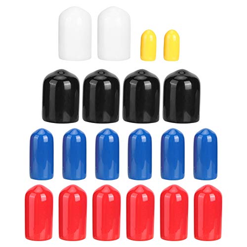 Color Vacuum Caps Plug Kit, 20 Pcs PVC Assorted Vacuum Plugs - Product Imagery
