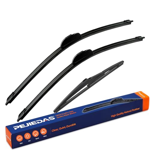 3 Replacement Wiper Blades For Kia Seltos 2021 2022 2023 2024 - Product Imagery