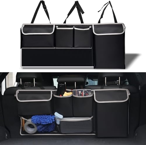 UYYE Trunk Hanging Organizer, Backseat Bag, Car Interior - Product Imagery