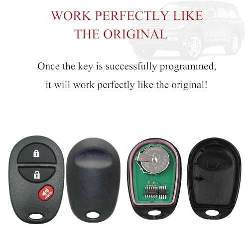 MechanMagic Key Fob Remote Replacement Fits for Toyota Tundra - Product Imagery