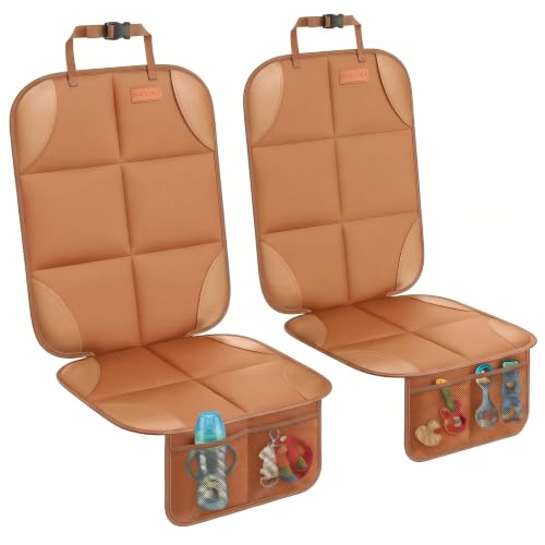 SMART ELF Car Seat Protector 2-Pack, Thick Padding Cushion (Dark - Product Imagery
