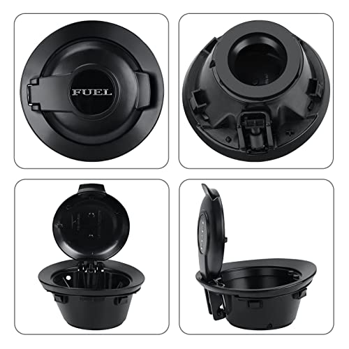 68250120AA Fuel Filler Door Cap Matte Black Gas Cover Cap Vapor - Product Imagery