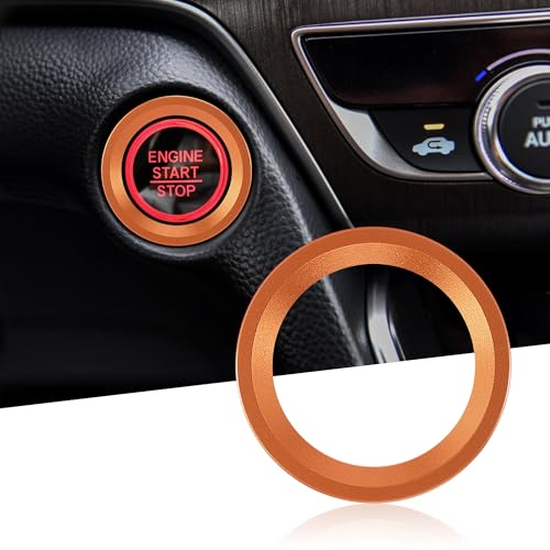 TOMALL Aluminum Engine Start Stop Push Button Cover Trim - Product Imagery